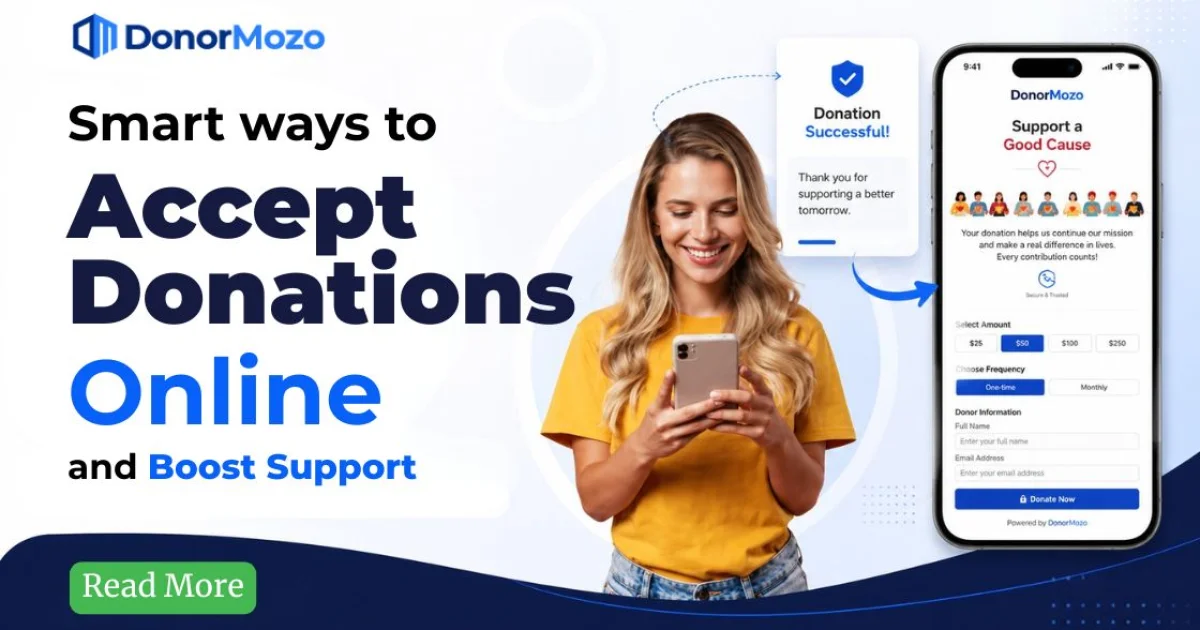 accept donations