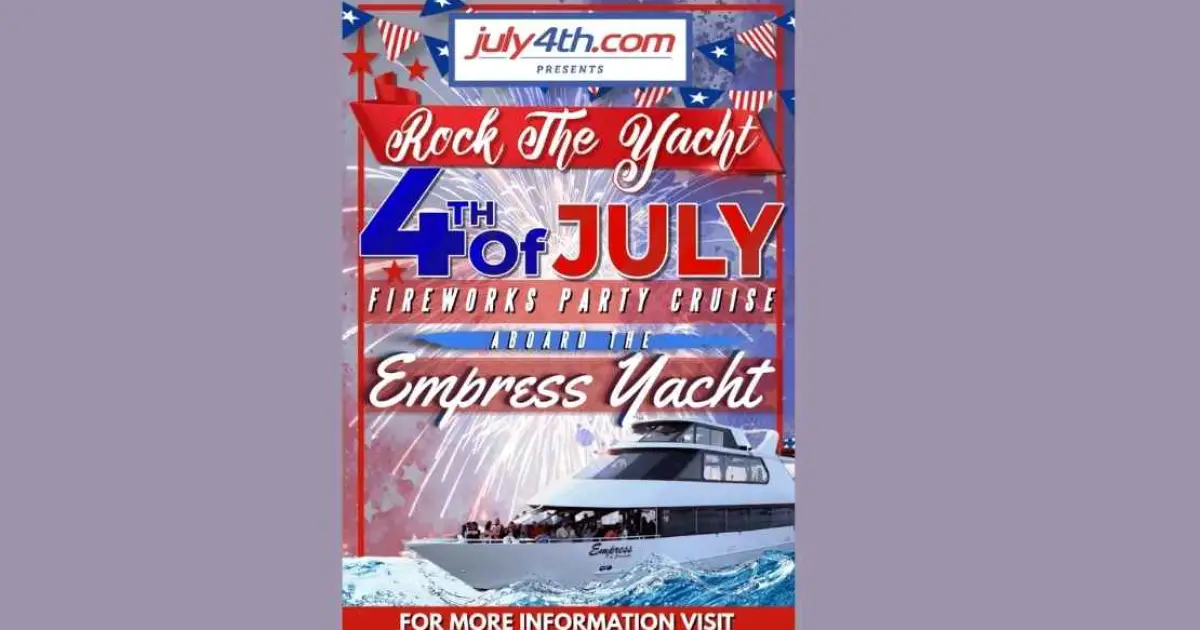 Rock the Yacht 4th of July San Francisco Fireworks Party Cruise