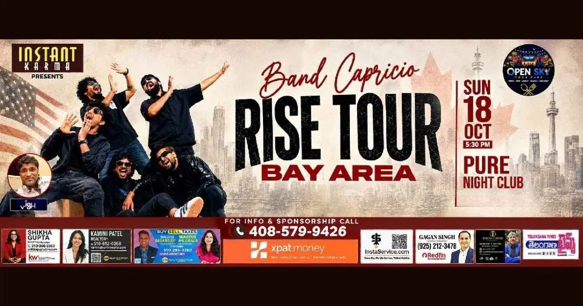 Band Capricio Rising Tour Live in Bay Area