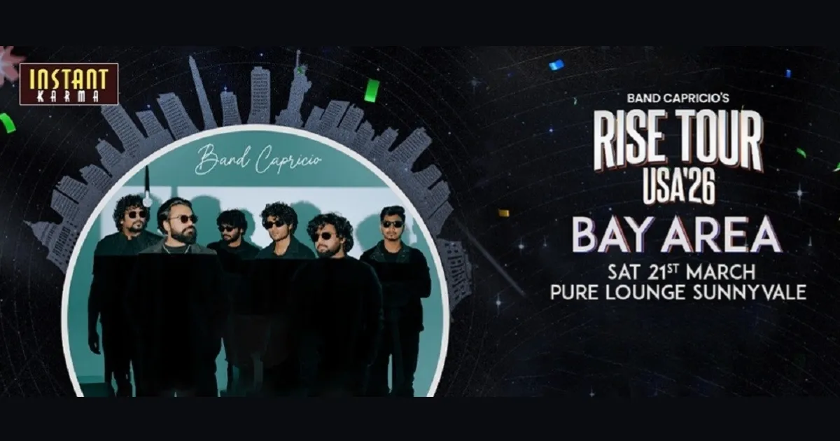 Band Capricio Rise Tour 2026 Bay Area