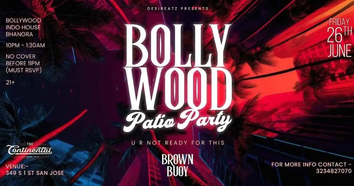 Bollywood Patio Party Returns