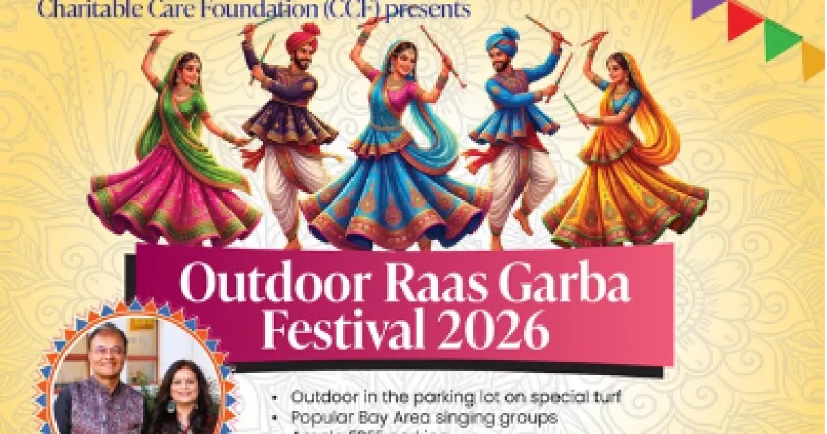 BAYVP-ICA-CCF Raas Garba Festival 2026 Sat, Oct 24th - 730 PM