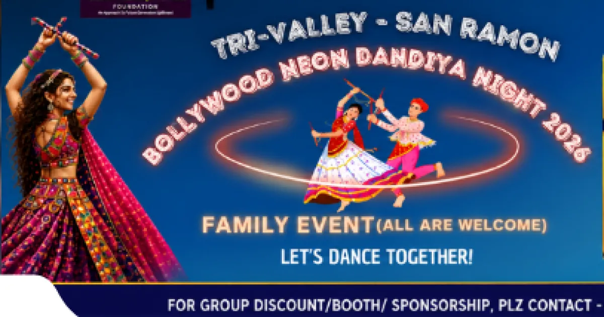 TRI-VALLEY BOLLYWOOD NEON Dandiya Night 2026