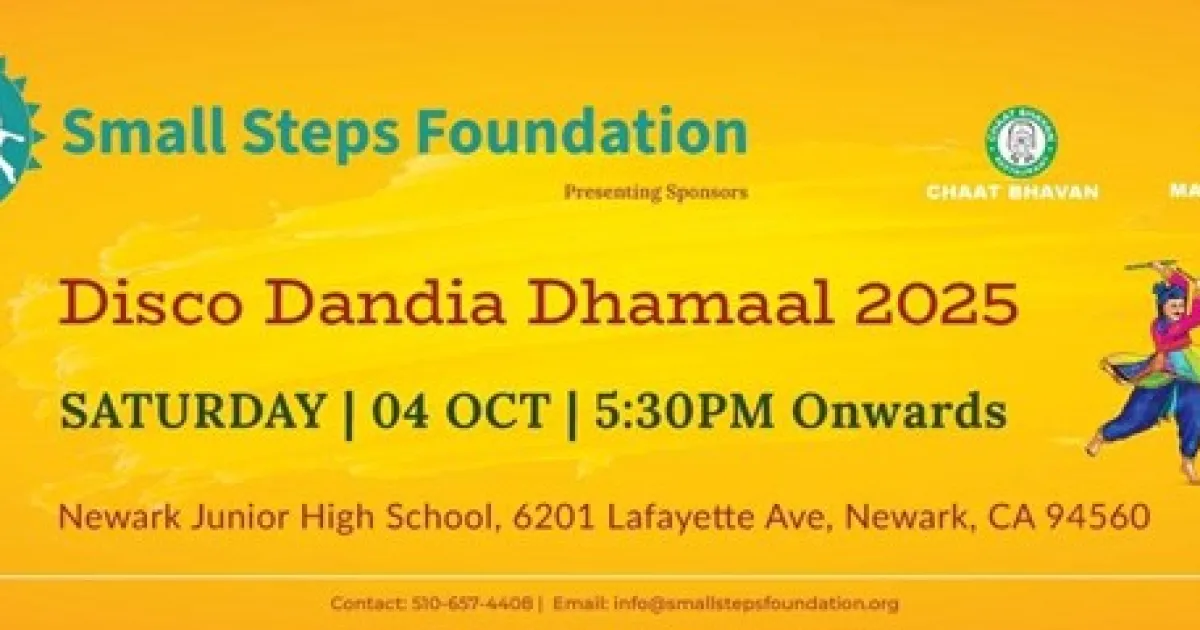 SSF Disco Dandia Dhamaal 2025 in Bay Area