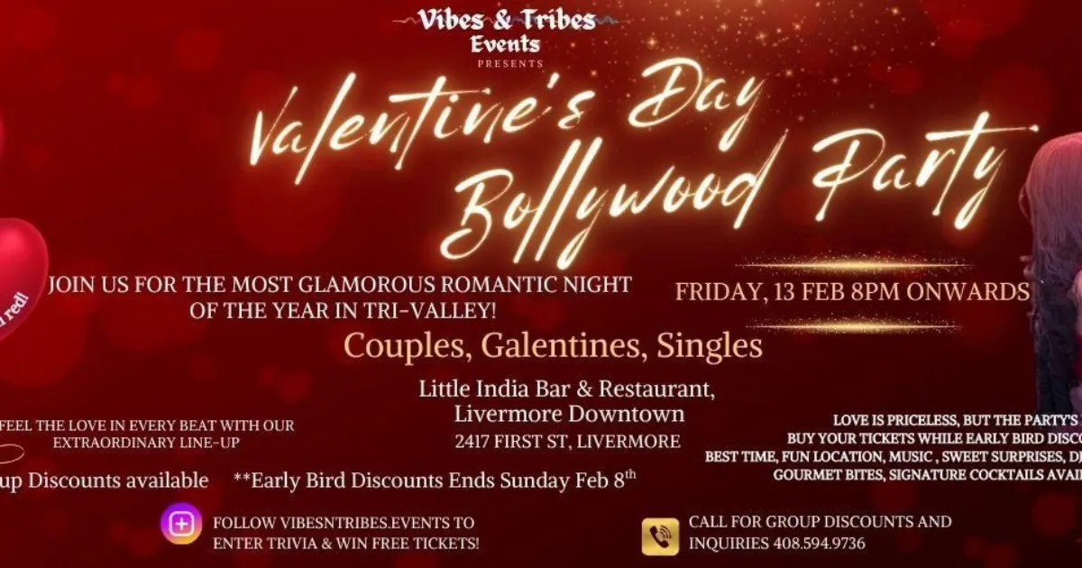 Valentine’s Day Bollywood Party