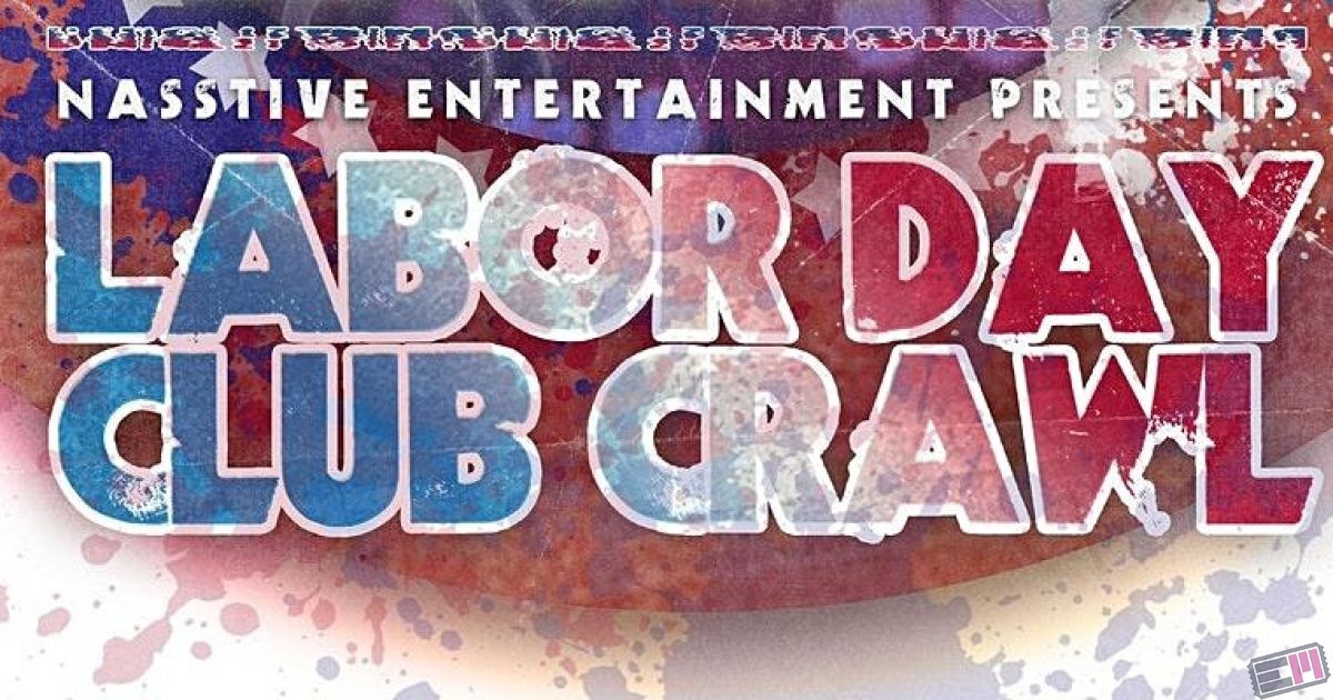 HOLLYWOOD LABOR DAY SUNDAY BAR and CLUB CRAWL