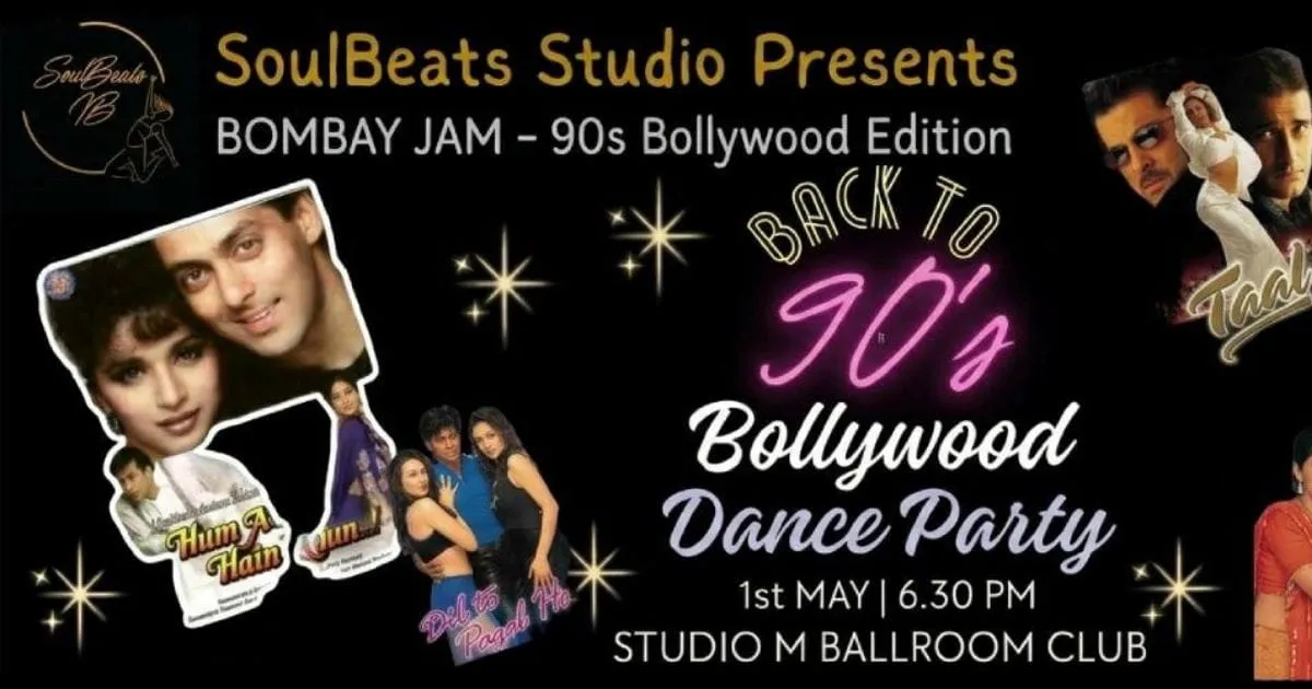 Bombay Jam - 90s Bollywood Dance Edition In San Jose