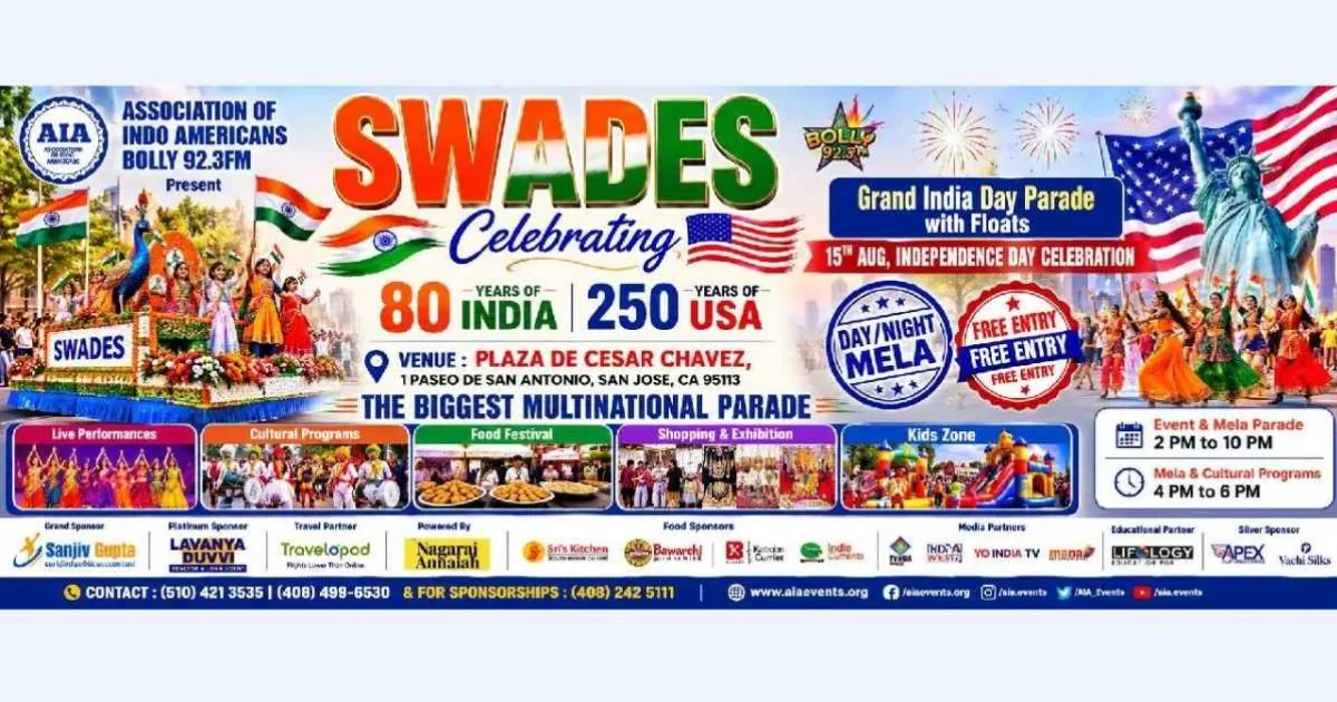 Swades Celebrate india with Parade Under the Stars