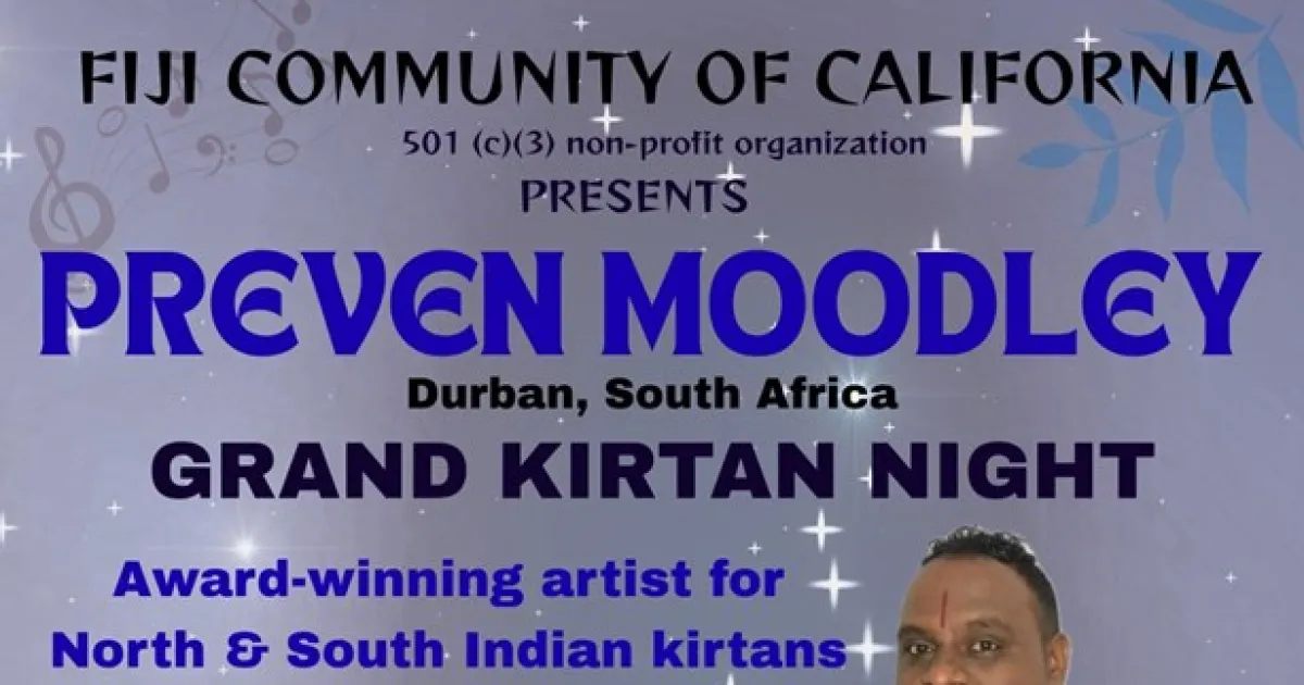 Preven Moodley Grand Kirtan Night