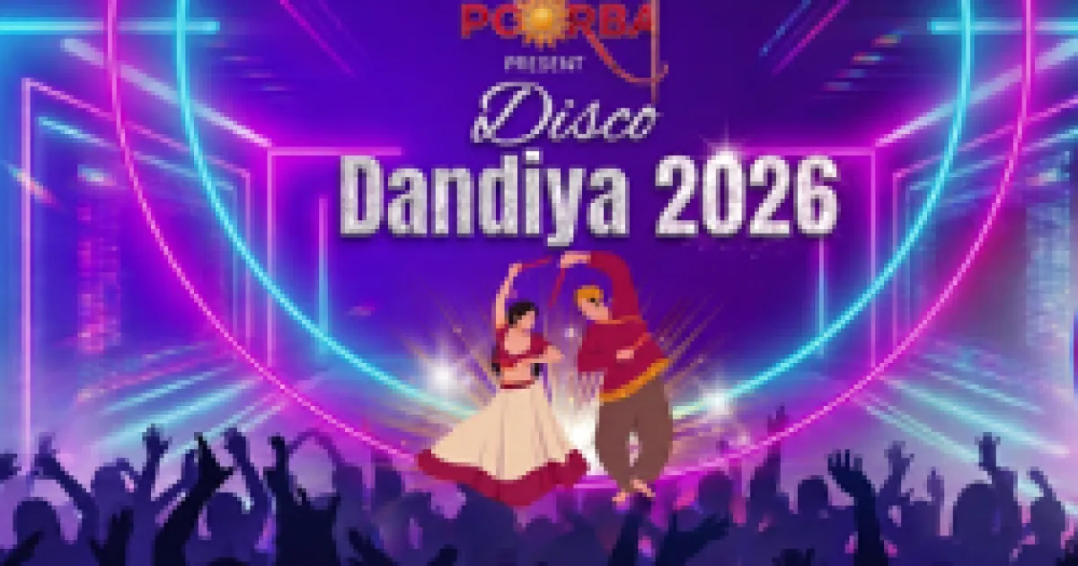 Poorbas Disco Dandiya 2026 in Bay Area
