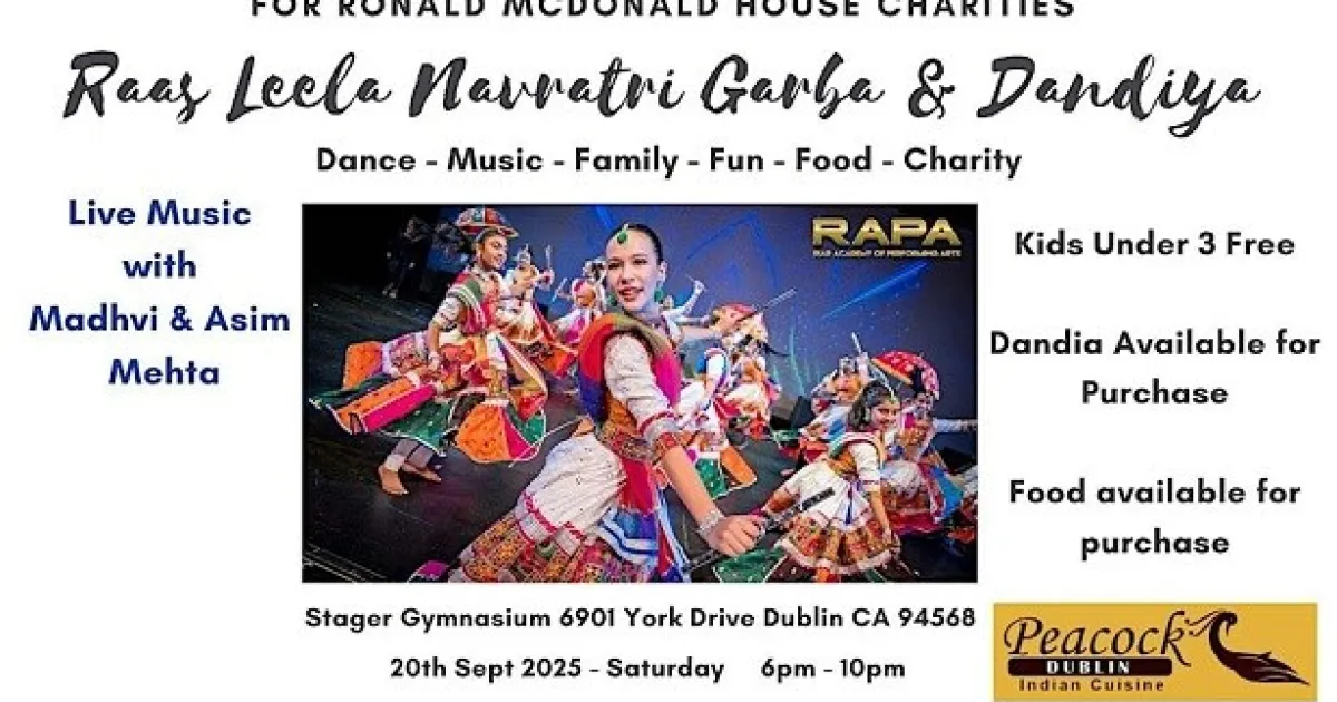 RaasLeela Navratri Garba & Dandiya Night 2025 in Bay Area