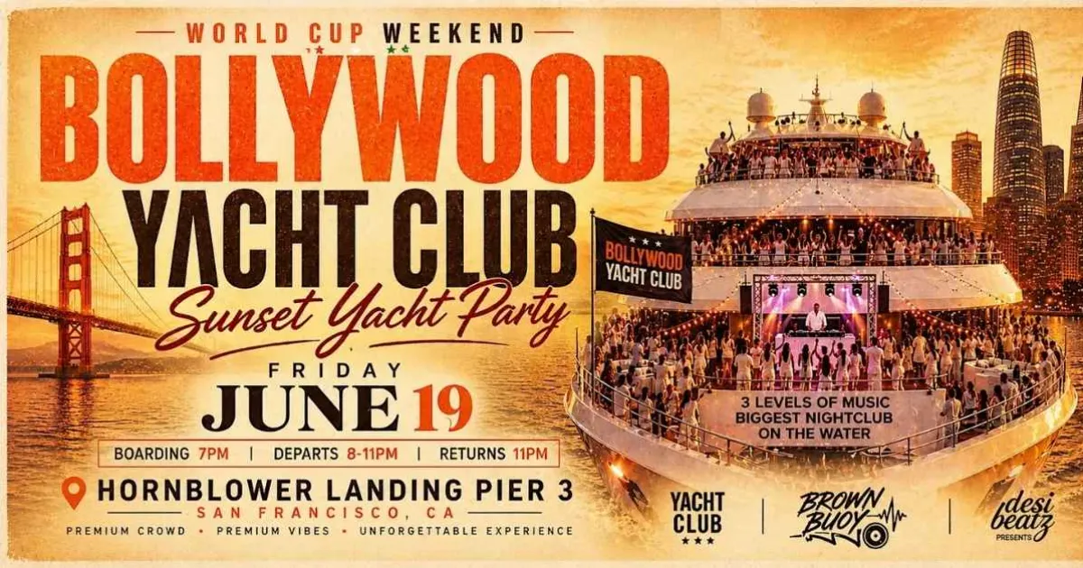 BOLLYWOOD YACHT CLUB - Bays Biggest Sunset Yacht Party