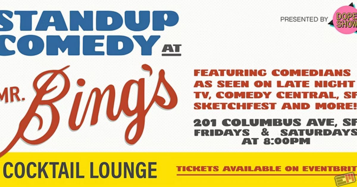 Stand Up Comedy at Mr. Bings in Downtown San Francisco