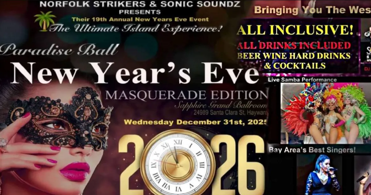 New Years Eve - MASQUERADE EDITION
