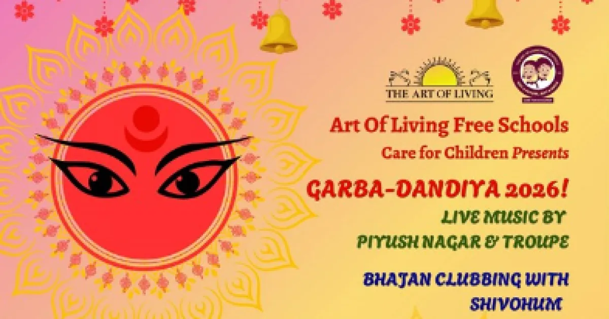 Care for Children Art of Living Free Schools Bay Area Garba Dandiya 2026