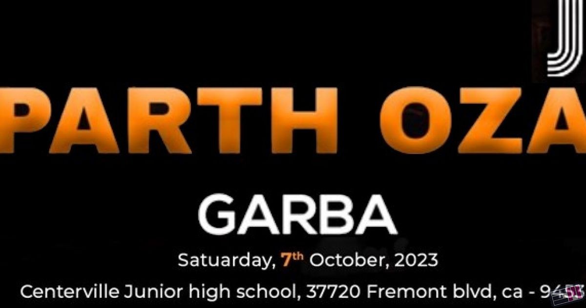 Live Garba with Parth Oza (Check For Special Combo)