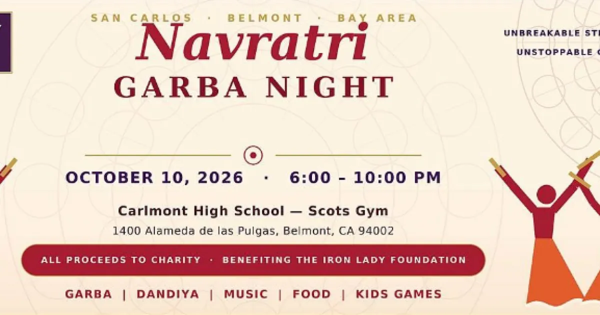 San Carlos-Belmont Navratri Garba Night 2026