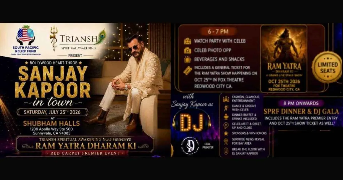 Bollywood Star Sanjay Kapoor Live in Bay Area
