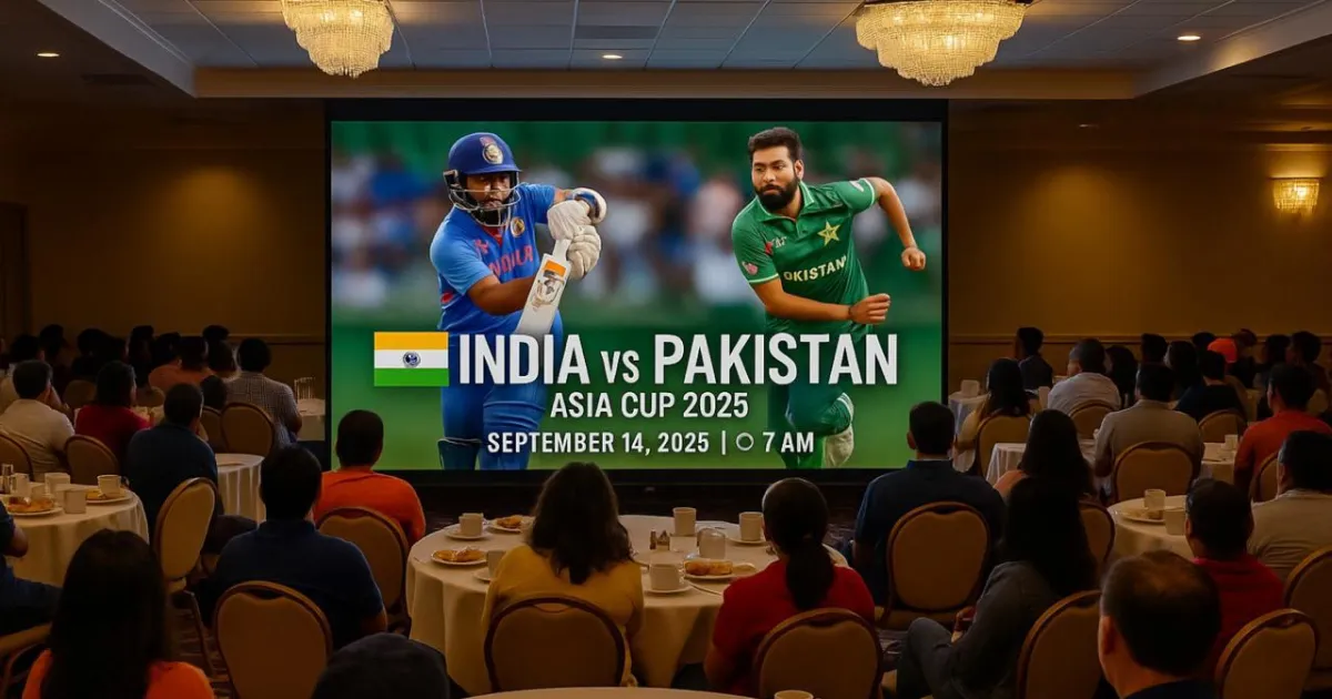 India Vs Pak T20 Asian Cup 2025 Cricket Match Live Show On Grand Screen