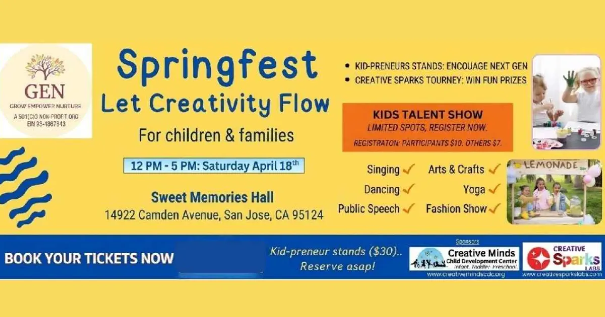 Spring Fest For Children & Families In San Jose