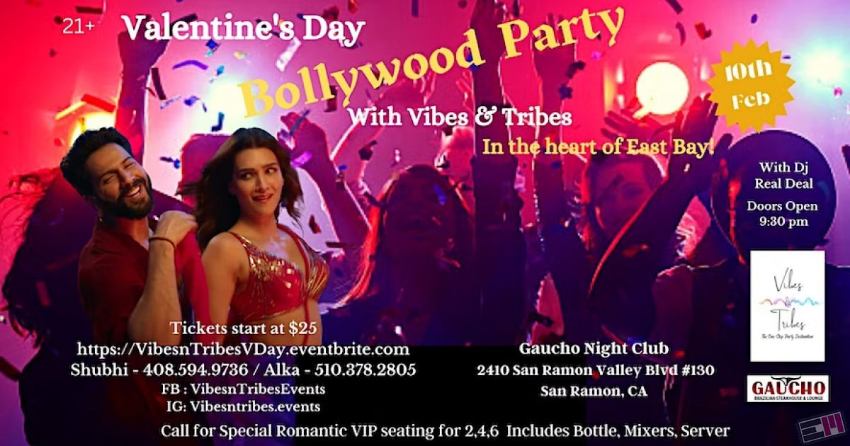 Valentines Day Bollywood Party with Vibes & Tribes