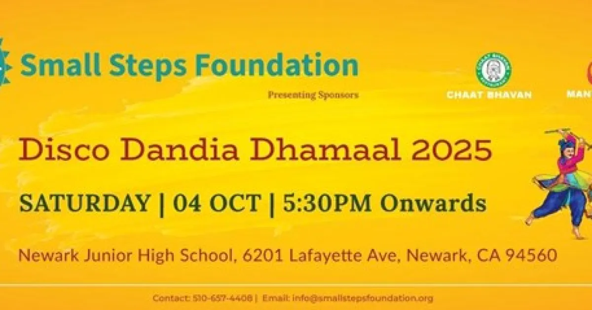 SSF Disco Dandia Dhamaal 2025 in Bay Area