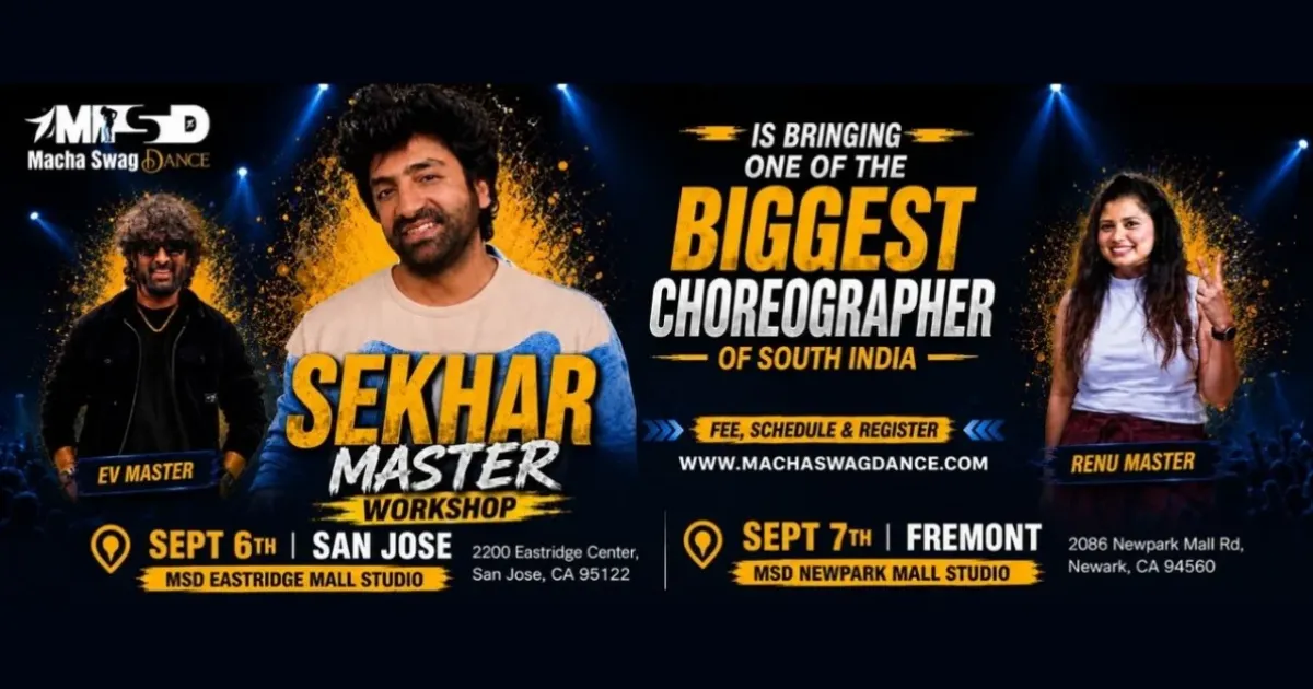 Tollywood CELEBRITY Sekhar Master Dance Workshop