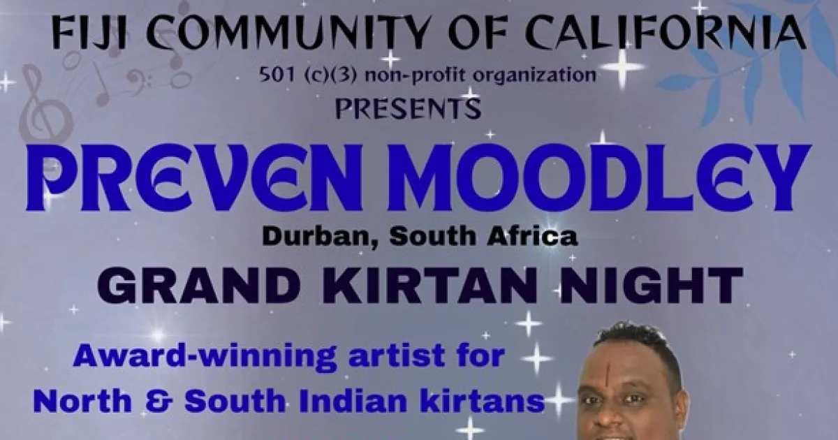 Preven Moodley Grand Kirtan Night