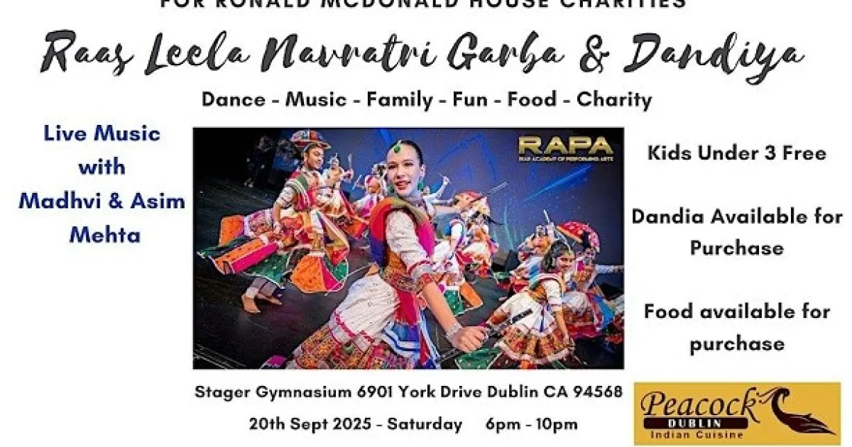 RaasLeela Navratri Garba & Dandiya Night 2025 in Bay Area