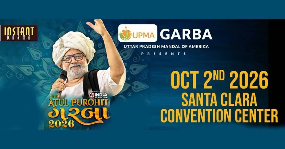 Atul Purohit - Navratri Garba 2026 in Bay Area