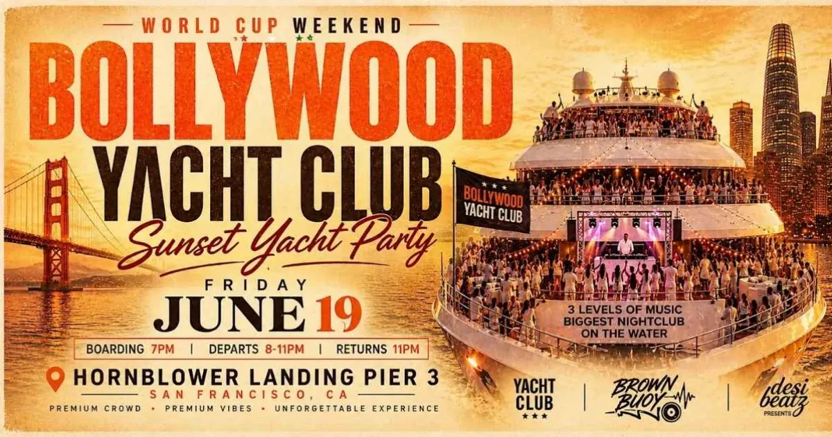BOLLYWOOD YACHT CLUB - Bays Biggest Sunset Yacht Party