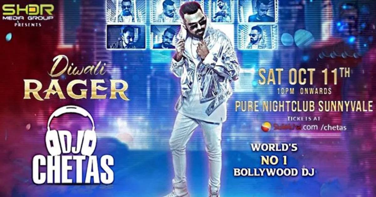 Diwali Rager with DJ Chetas in Bay Area