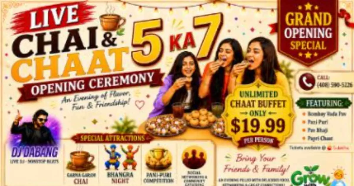 Live Chai & Chaat Opening Ceremony