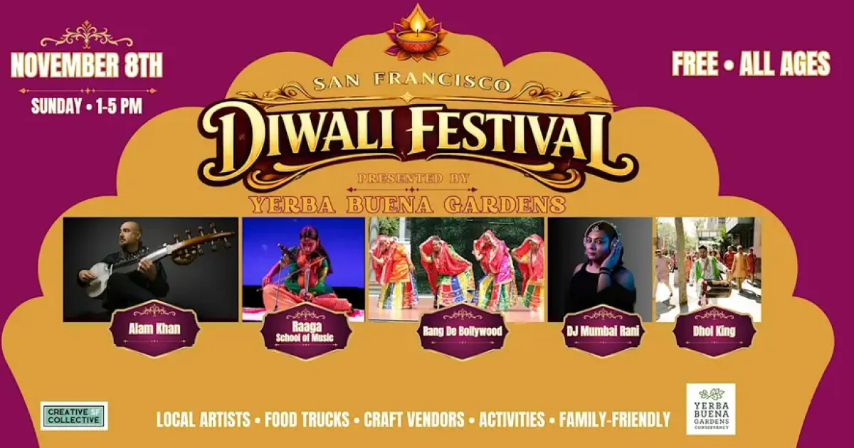 San Francisco Diwali Festival (Sunday, Nov 8)